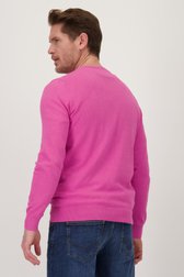 Pull rose avec col en V de Dansaert Blue pour Hommes