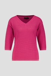 Photo produit 1 de Pull rose avec paillettes de Claude Arielle pour Femmes