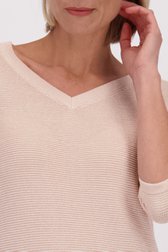 Détail de Pull rose avec paillettes de Claude Arielle pour Femmes