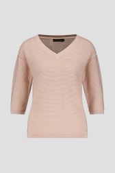 Photo produit 1 de Pull rose avec paillettes de Claude Arielle pour Femmes