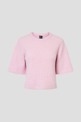 Photo produit 1 de Pull rose chiné avec laine de Pieces pour Femmes