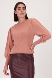 Pull rose pâle avec de la laine de D'Auvry pour Femmes