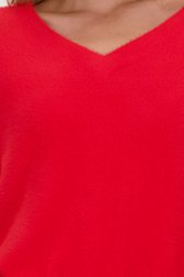 Pull rouge doux de Libelle pour Femmes