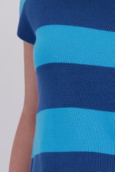 Pull sans manches rayé bleu de Liberty Loving nature pour Femmes