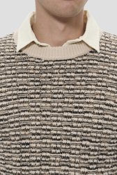 Détail de Pull tricoté beige-marron de Matinique pour Hommes