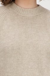 Pull tricoté beige de Only Carmakoma pour Femmes