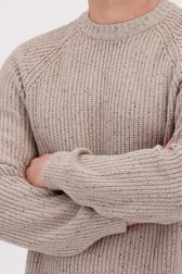 Détail de Pull tricoté beige de Only & Sons pour Hommes