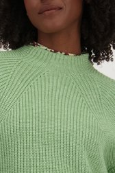 Pull tricoté vert clair à manches amples de Louise pour Femmes