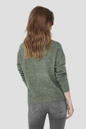 Le dos de Pull tricoté vert de JDY pour Femmes