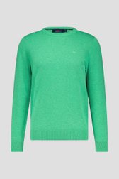 Pull vert à col rond de Dansaert Blue pour Hommes