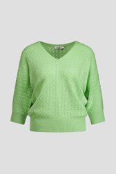 Photo produit 1 de Pull vert à manches trois-quarts de Libelle pour Femmes