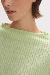 Pull vert avec tissu texturé gaufré de Opus pour Femmes
