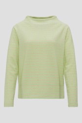 Pull vert avec tissu texturé gaufré de Opus pour Femmes