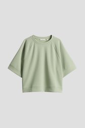 Pull vert clair à manches mi-longues de Opus pour Femmes