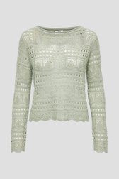 Pull vert crocheté de JDY pour Femmes