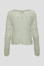 Pull vert crocheté de JDY pour Femmes