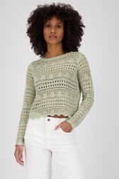 Pull vert crocheté de JDY pour Femmes