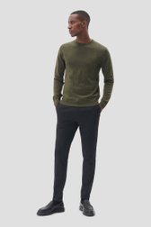 Photo supplémentaire 1 de Pull vert en laine mérinos de Matinique pour Hommes