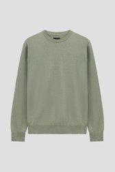 Photo produit 1 de Pull vert fin en coton de Bluefields pour Hommes