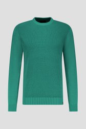 Pull vert foncé à encolure ronde  de Ravøtt pour Hommes