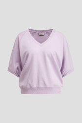 Photo produit 1 de Pull violet à manches courtes de Libelle pour Femmes