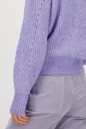 Pull violet à manches larges de Opus pour Femmes