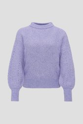 Pull violet à manches larges de Opus pour Femmes