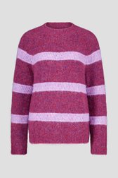 Pull violet à rayures lilas de Libelle pour Femmes