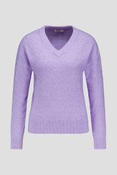 Photo produit 1 de Pull violet clair avec col en V de Liberty Loving nature pour Femmes