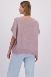 Le dos de Pull violet sans manches de D'Auvry pour Femmes