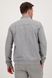 Pull zippé gris clair	 de Liberty Island pour Hommes