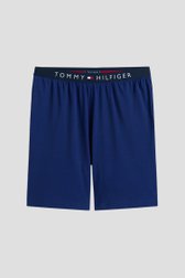 Photo produit 3 de Pyjama avec T-shirt bleu et short bleu marine de Tommy Hilfiger pour Hommes