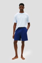 Photo produit 4 de Pyjama avec T-shirt bleu et short bleu marine de Tommy Hilfiger pour Hommes