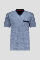 Pyjama bleu avec short de Götzburg pour Hommes