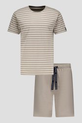 Pyjama gris avec short de Tom Tailor pour Hommes