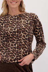 Detail van Pyjama in velours met luipaardprint door Liberty Island voor Dames