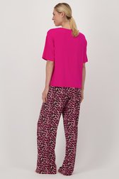 Pyjama rose avec imprimé léopard de Liberty Island pour Femmes
