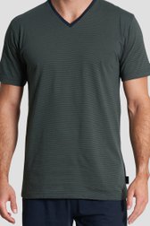 Pyjama vert avec T-shirt et short de Tom Tailor pour Hommes