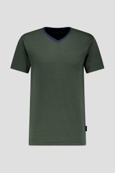 Pyjama vert avec T-shirt et short de Tom Tailor pour Hommes