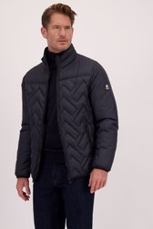 Vidéo de Veste bleu marine légèrement matelassée de Gate One pour Hommes