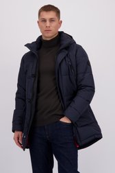 Vidéo de Parka bleu foncé de District pour Hommes