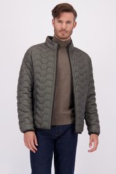 Vidéo de Veste vert olive légèrement matelassée de Gate One pour Hommes