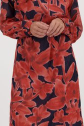 Robe bleu marine avec imprimé floral brillant de Claude Arielle pour Femmes