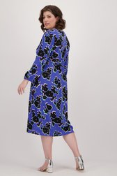 Robe bleue à imprimé floral de Only Carmakoma pour Femmes