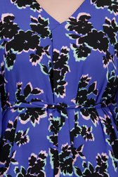 Robe bleue à imprimé floral de Only Carmakoma pour Femmes