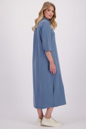 Le dos de Robe bleue à manches trois-quarts de Libelle pour Femmes