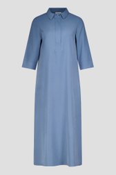Photo produit 1 de Robe bleue à manches trois-quarts de Libelle pour Femmes