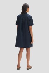 Robe chemise à manches courtes bleu foncé de Opus pour Femmes