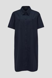 Robe chemise à manches courtes bleu foncé de Opus pour Femmes