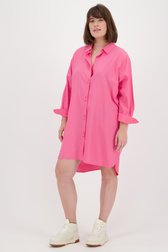 Robe chemise rose à manches longues de Fransa pour Femmes